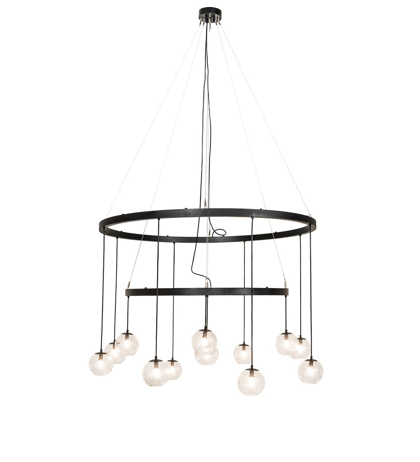 Meyda Tiffany - 257077 - LED Chandelier - Bola - Solar Black