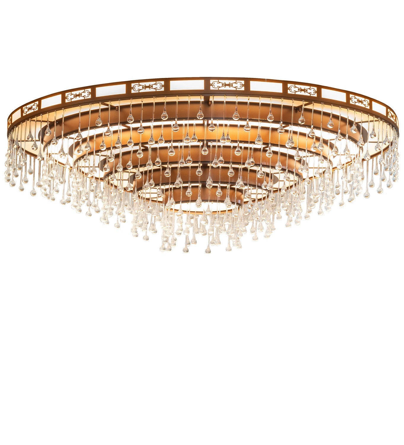 Meyda Tiffany - 259802 - LED Chandelier - Axiom - Bronze Metallic