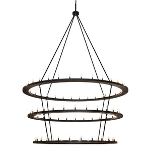 Meyda Tiffany - 260896 - LED Chandelier - Loxley - Textured Black