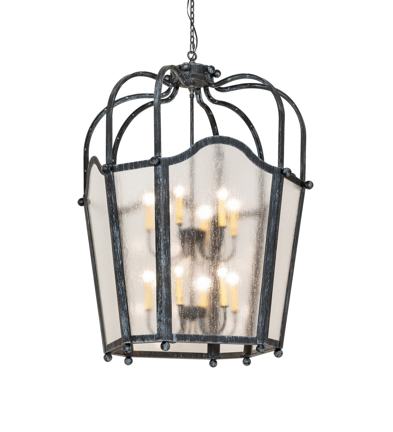 Meyda Tiffany - 264549 - 12 Light Pendant - Citadel - Antique Iron Gate