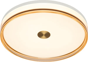 PageOne - PC111276-SBN - LED Flush Mount - Luna - Smoke Brown