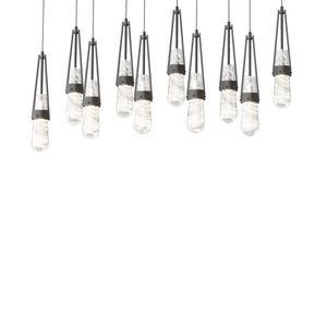 Hubbardton Forge - 131200-SKT-LONG-10-YJ0434 - LED Pendant - Link - Black