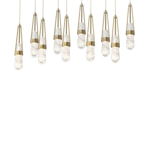 Hubbardton Forge - 131200-SKT-LONG-86-YJ0434 - LED Pendant - Link - Modern Brass