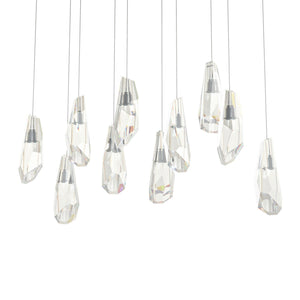 Hubbardton Forge - 131201-SKT-LONG-10-CR - LED Pendant - Luma - Black