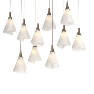 Hubbardton Forge - 131202-SKT-LONG-05-SH1987 - LED Pendant - Mobius - Bronze