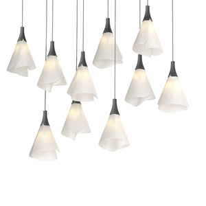 Hubbardton Forge - 131202-SKT-LONG-10-SH1987 - LED Pendant - Mobius - Black