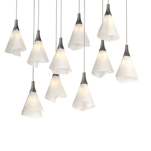 Hubbardton Forge - 131202-SKT-LONG-14-SH1987 - LED Pendant - Mobius - Oil Rubbed Bronze