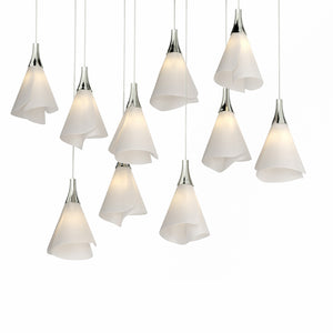 Hubbardton Forge - 131202-SKT-LONG-85-SH1987 - LED Pendant - Mobius - Sterling