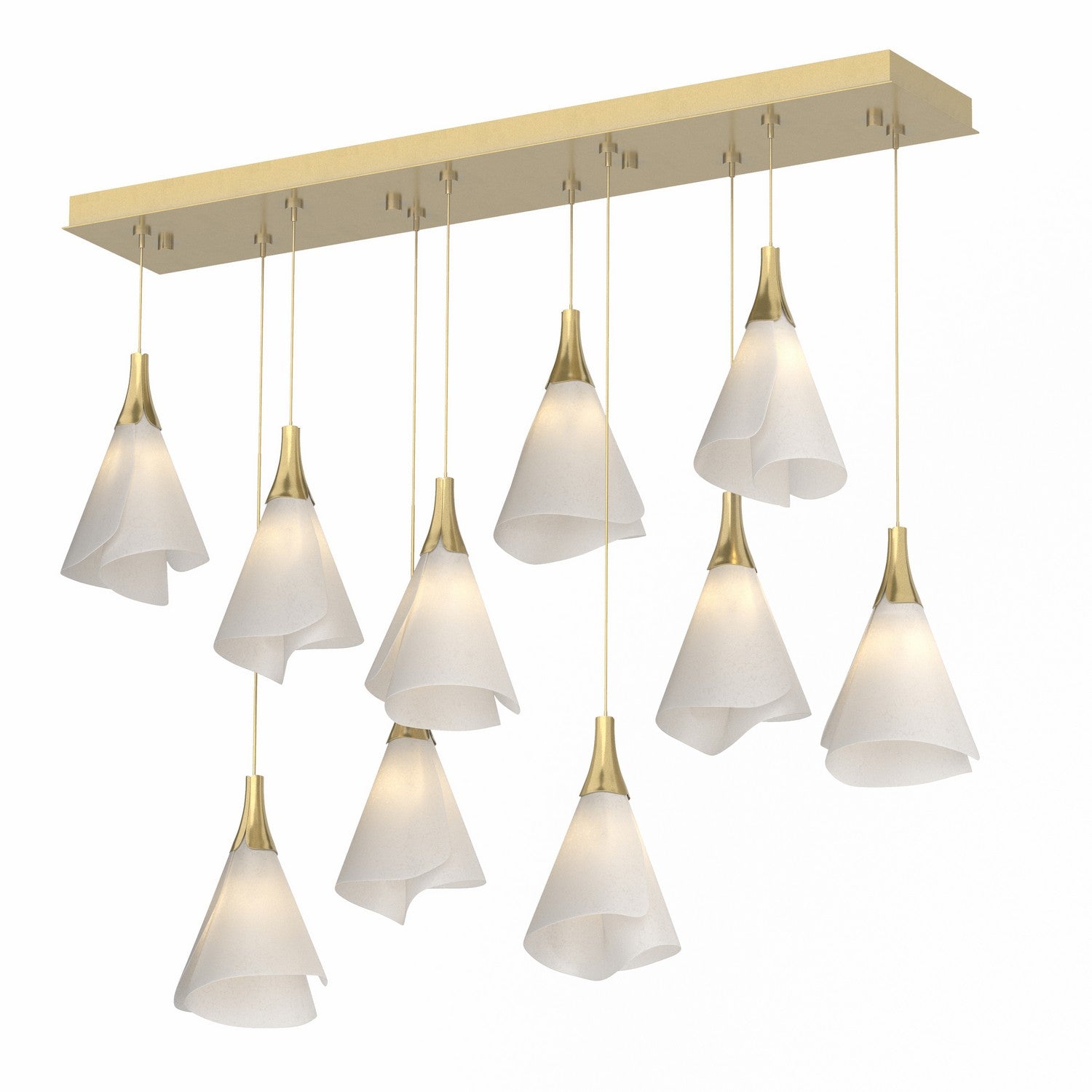 Hubbardton Forge - 131202-SKT-STND-89-SH1987 - Athena Triple Short LED Lantern - Mobius - Ink