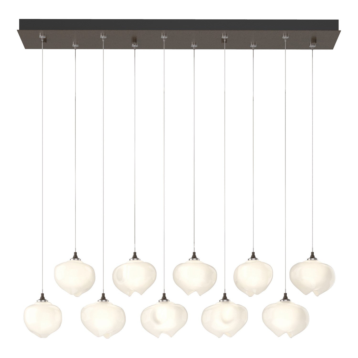 Hubbardton Forge - 131203-SKT-STND-05-FD0710 - Athena Triple Short LED Lantern - Ume - Bronze