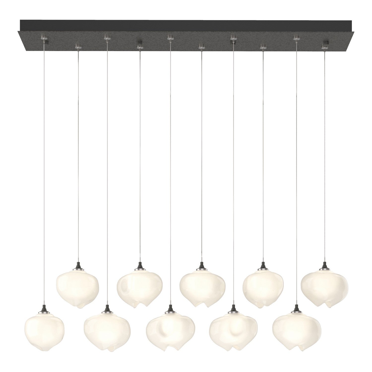 Hubbardton Forge - 131203-SKT-STND-20-FD0710 - Ume 10-Light Pendant - Ume - Natural Iron