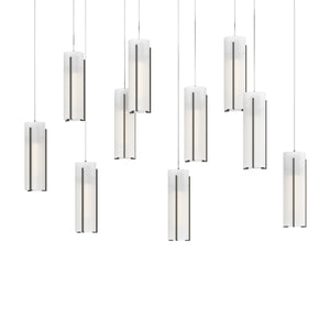 Hubbardton Forge - 131204-SKT-LONG-07-GG0065 - LED Pendant - Exos Glass - Dark Smoke