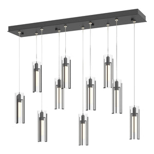 Hubbardton Forge - 131204-SKT-STND-10-ZM0065 - LED Pendant - Exos Glass - Black