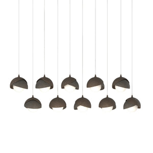 Hubbardton Forge - 131205-SKT-LONG-05-07-GG0711 - LED Pendant - Brooklyn - Bronze
