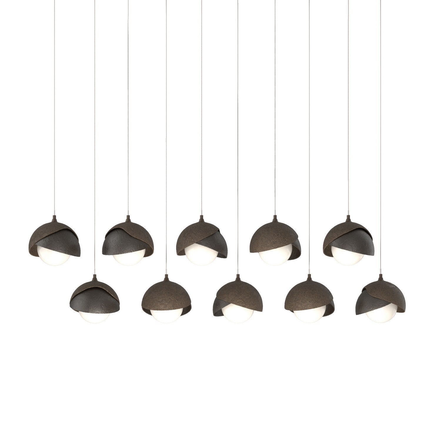 Hubbardton Forge - 131205-SKT-LONG-05-14-GG0711 - LED Pendant - Brooklyn - Bronze