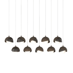 Hubbardton Forge - 131205-SKT-LONG-05-14-GG0711 - LED Pendant - Brooklyn - Bronze