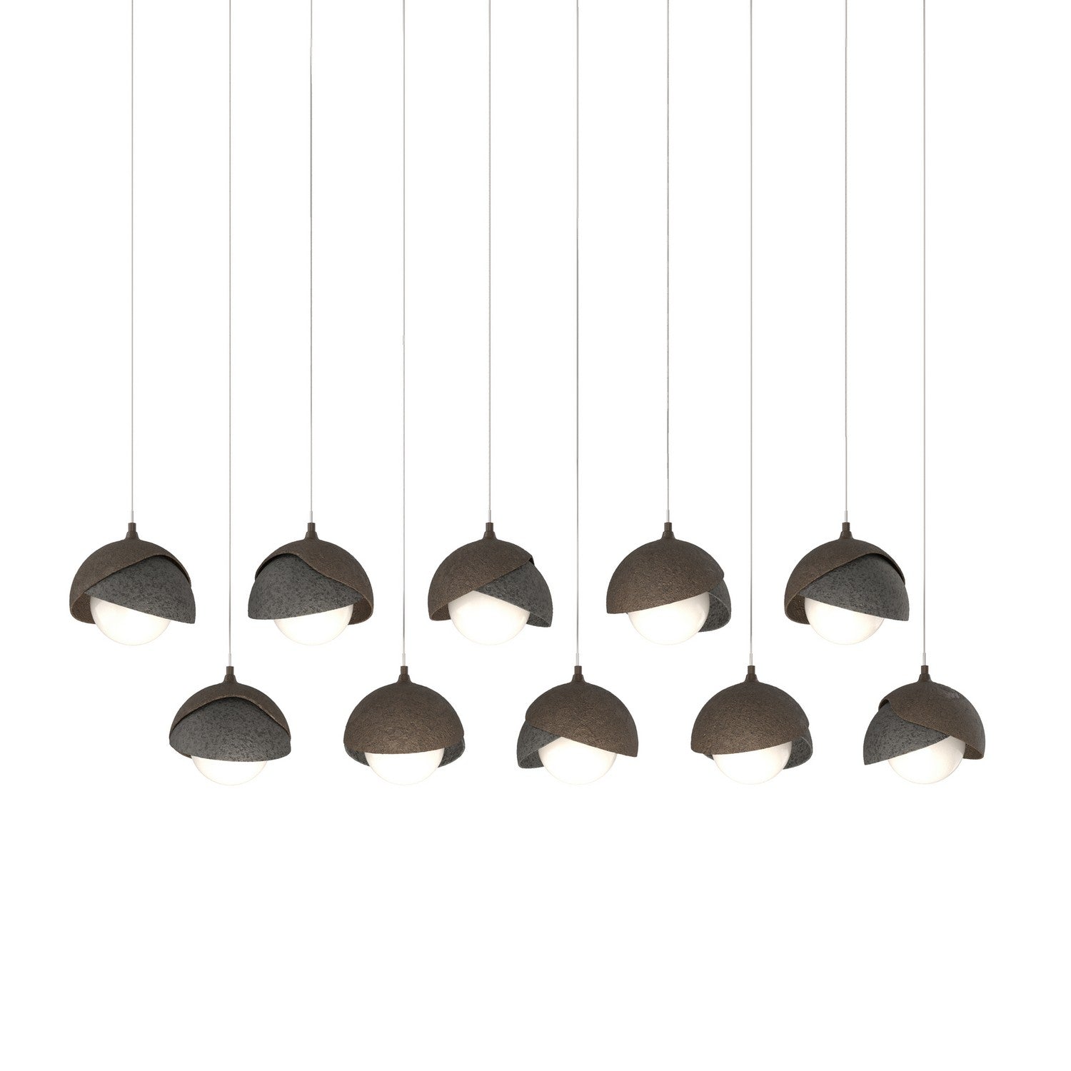 Hubbardton Forge - 131205-SKT-LONG-05-20-GG0711 - LED Pendant - Brooklyn - Bronze
