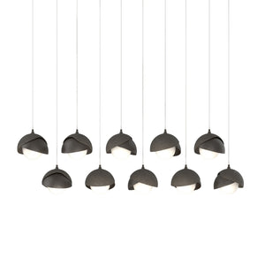 Hubbardton Forge - 131205-SKT-LONG-07-14-GG0711 - LED Pendant - Brooklyn - Dark Smoke