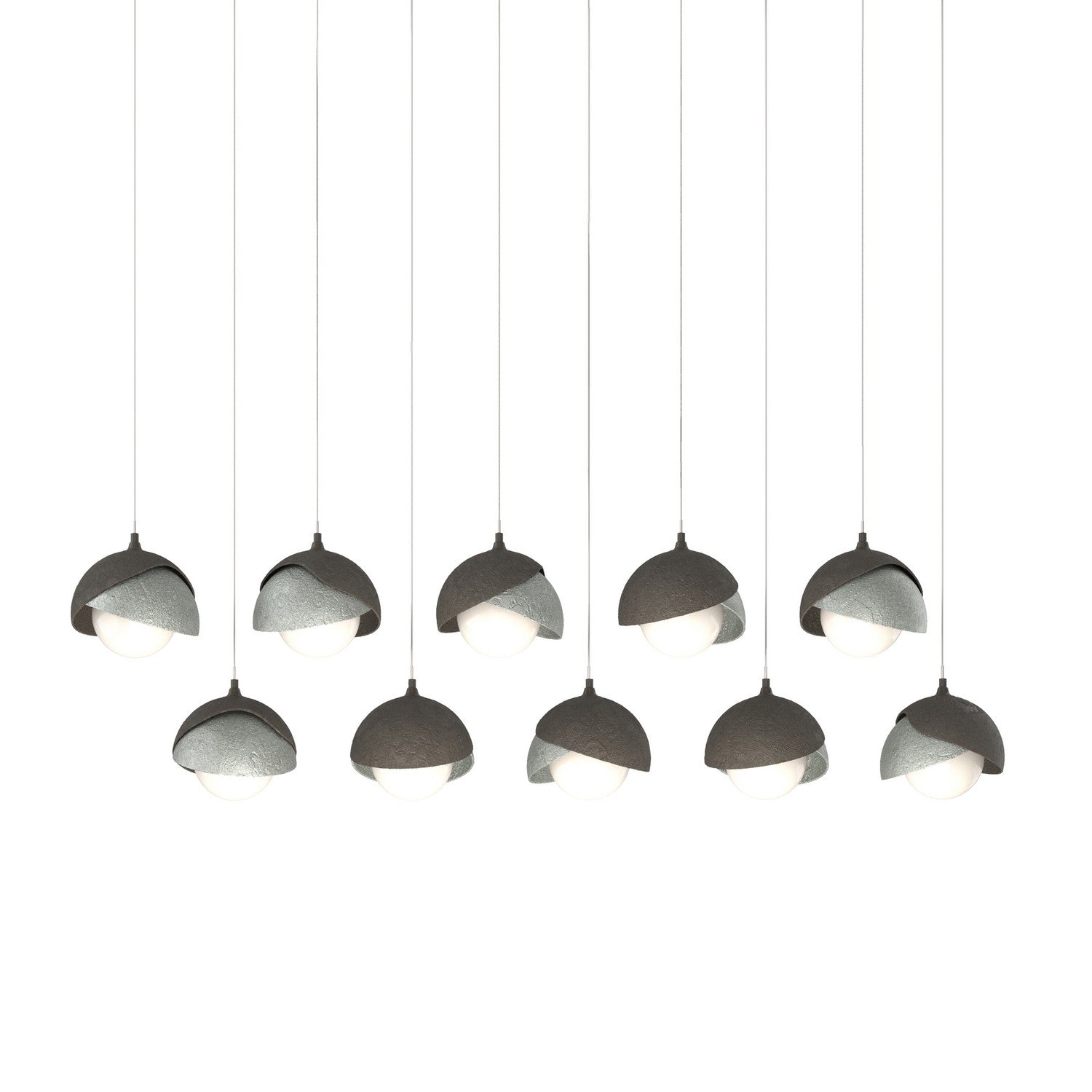 Hubbardton Forge - 131205-SKT-LONG-07-82-GG0711 - LED Pendant - Brooklyn - Dark Smoke