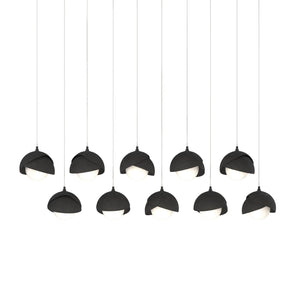 Hubbardton Forge - 131205-SKT-LONG-10-10-GG0711 - LED Pendant - Brooklyn - Black