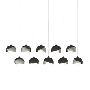 Hubbardton Forge - 131205-SKT-LONG-10-82-GG0711 - LED Pendant - Brooklyn - Black