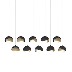 Hubbardton Forge - 131205-SKT-LONG-10-84-GG0711 - LED Pendant - Brooklyn - Black