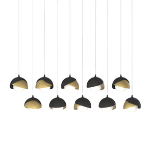 Hubbardton Forge - 131205-SKT-LONG-10-86-GG0711 - LED Pendant - Brooklyn - Black