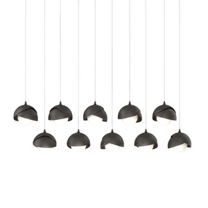 Hubbardton Forge - 131205-SKT-LONG-14-14-GG0711 - LED Pendant - Brooklyn - Oil Rubbed Bronze
