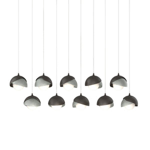 Hubbardton Forge - 131205-SKT-LONG-14-82-GG0711 - LED Pendant - Brooklyn - Oil Rubbed Bronze