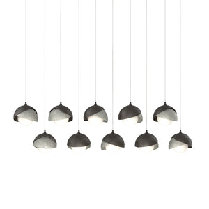 Hubbardton Forge - 131205-SKT-LONG-14-85-GG0711 - LED Pendant - Brooklyn - Oil Rubbed Bronze