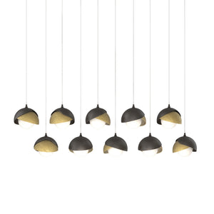 Hubbardton Forge - 131205-SKT-LONG-14-86-GG0711 - LED Pendant - Brooklyn - Oil Rubbed Bronze