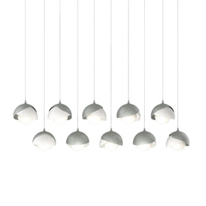 Hubbardton Forge - 131205-SKT-LONG-82-02-GG0711 - LED Pendant - Brooklyn - Vintage Platinum
