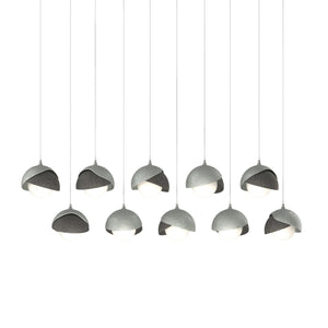Hubbardton Forge - 131205-SKT-LONG-82-20-GG0711 - LED Pendant - Brooklyn - Vintage Platinum