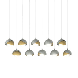 Hubbardton Forge - 131205-SKT-LONG-82-86-GG0711 - LED Pendant - Brooklyn - Vintage Platinum