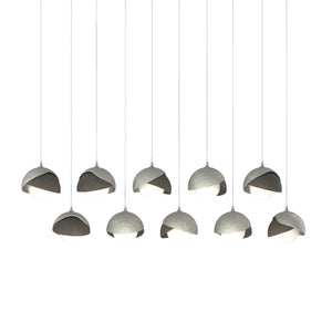 Hubbardton Forge - 131205-SKT-LONG-85-07-GG0711 - LED Pendant - Brooklyn - Sterling