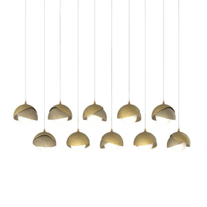 Hubbardton Forge - 131205-SKT-LONG-86-84-GG0711 - LED Pendant - Brooklyn - Modern Brass