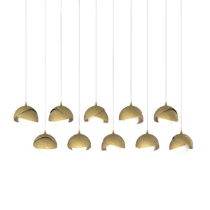 Hubbardton Forge - 131205-SKT-LONG-86-86-GG0711 - LED Pendant - Brooklyn - Modern Brass
