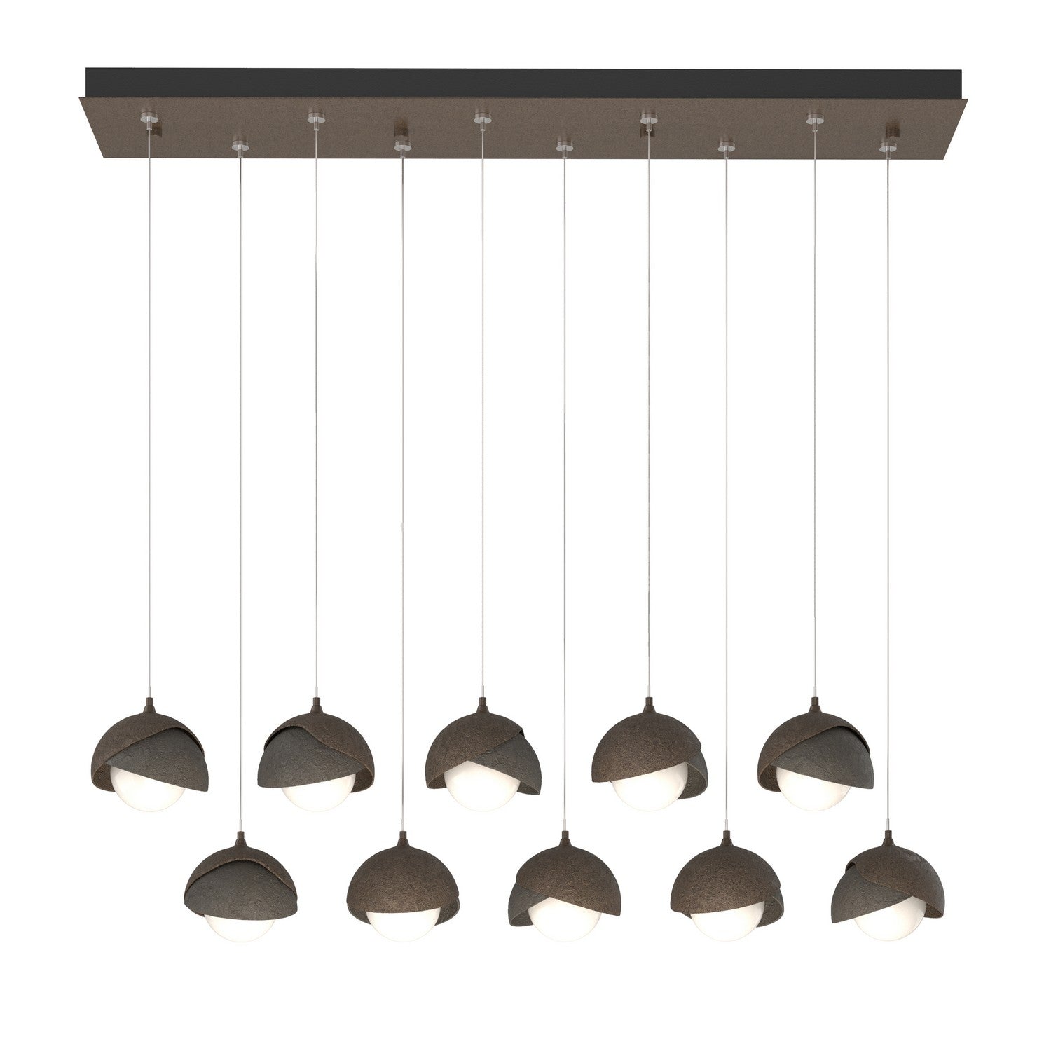 Hubbardton Forge - 131205-SKT-STND-05-07-GG0711 - LED Pendant - Brooklyn - Bronze