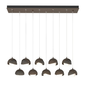 Hubbardton Forge - 131205-SKT-STND-05-07-GG0711 - LED Pendant - Brooklyn - Bronze