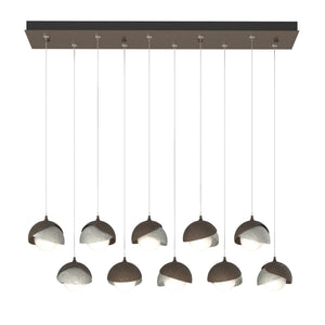 Hubbardton Forge - 131205-SKT-STND-05-85-GG0711 - LED Pendant - Brooklyn - Bronze