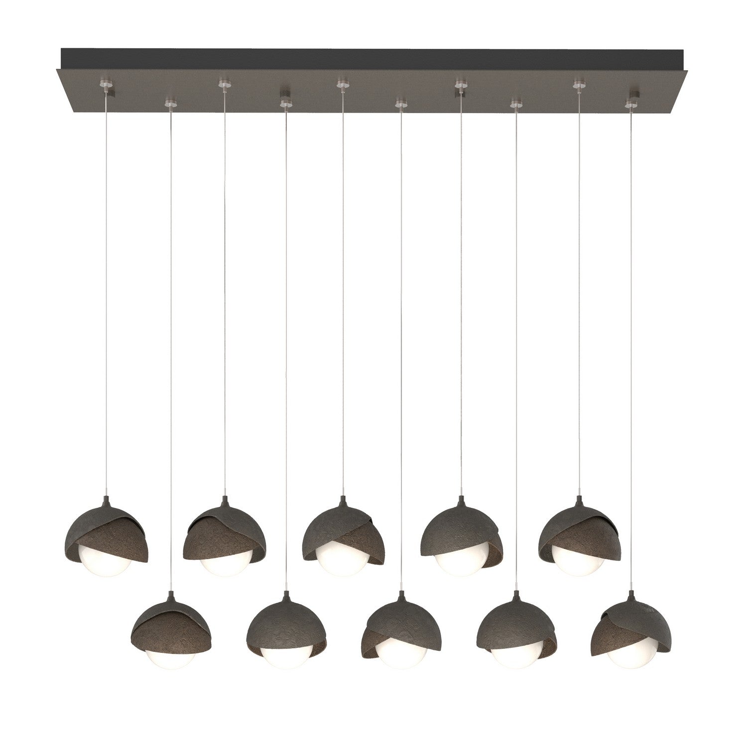 Hubbardton Forge - 131205-SKT-STND-07-05-GG0711 - LED Pendant - Brooklyn - Dark Smoke