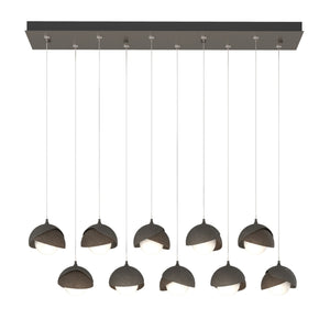 Hubbardton Forge - 131205-SKT-STND-07-05-GG0711 - LED Pendant - Brooklyn - Dark Smoke