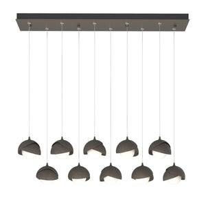 Hubbardton Forge - 131205-SKT-STND-07-07-GG0711 - LED Pendant - Brooklyn - Dark Smoke