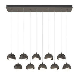 Hubbardton Forge - 131205-SKT-STND-07-14-GG0711 - LED Pendant - Brooklyn - Dark Smoke