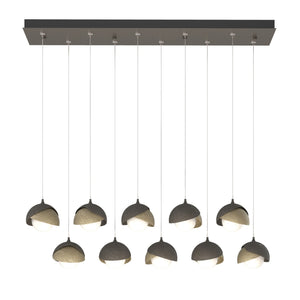 Hubbardton Forge - 131205-SKT-STND-07-84-GG0711 - LED Pendant - Brooklyn - Dark Smoke