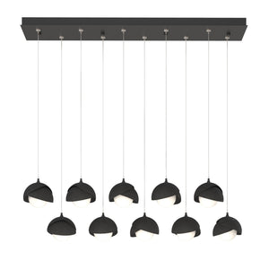 Hubbardton Forge - 131205-SKT-STND-10-10-GG0711 - LED Pendant - Brooklyn - Black