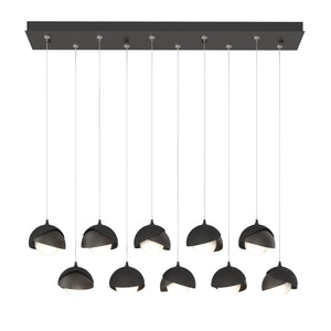 Hubbardton Forge - 131205-SKT-STND-10-14-GG0711 - LED Pendant - Brooklyn - Black