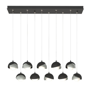 Hubbardton Forge - 131205-SKT-STND-10-82-GG0711 - LED Pendant - Brooklyn - Black