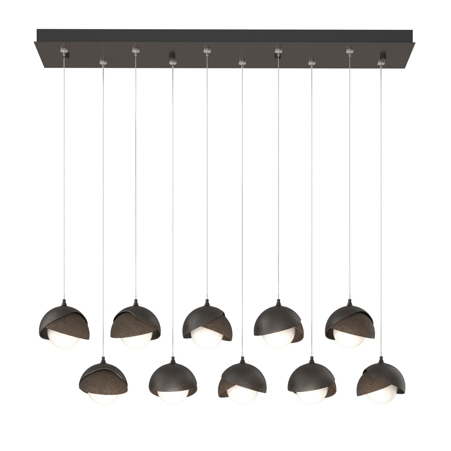 Hubbardton Forge - 131205-SKT-STND-14-05-GG0711 - LED Pendant - Brooklyn - Oil Rubbed Bronze
