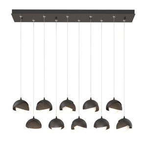 Hubbardton Forge - 131205-SKT-STND-14-05-GG0711 - LED Pendant - Brooklyn - Oil Rubbed Bronze